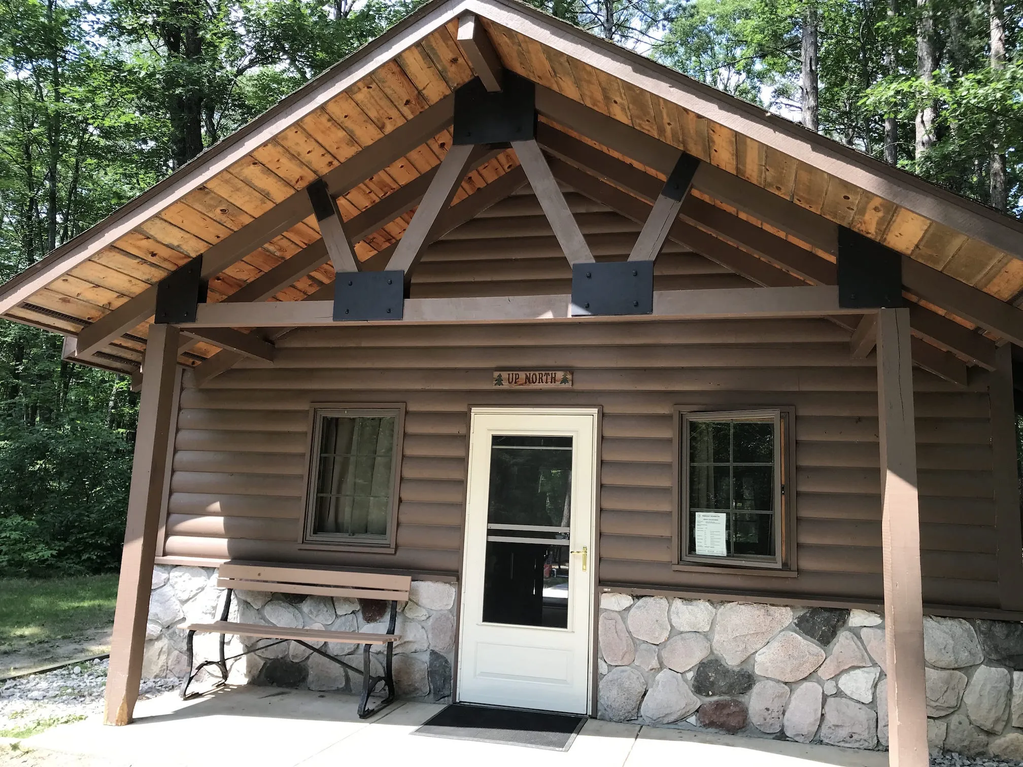 Rustic cabin in northern michigan